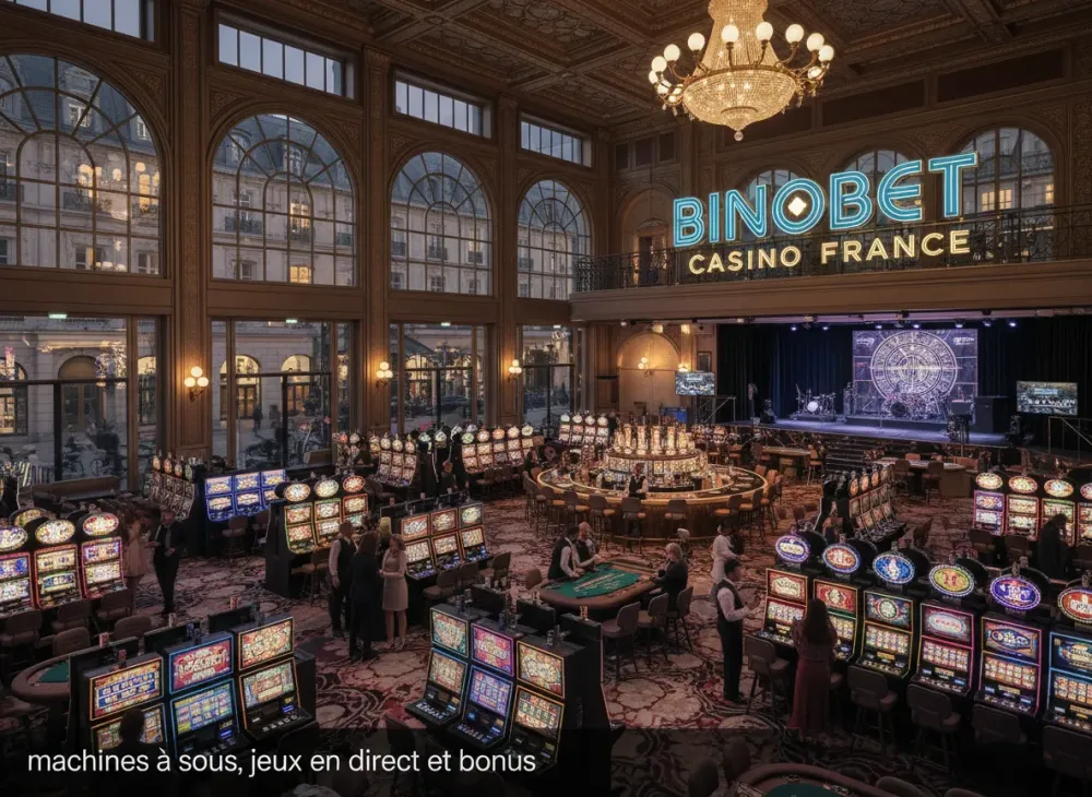 Binobet Casino France – machines à sous, jeux en direct et bonus